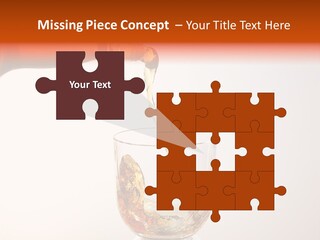 Liquor Whiskey Pour PowerPoint Template