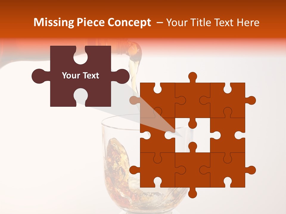 Liquor Whiskey Pour PowerPoint Template