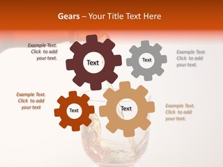 Liquor Whiskey Pour PowerPoint Template