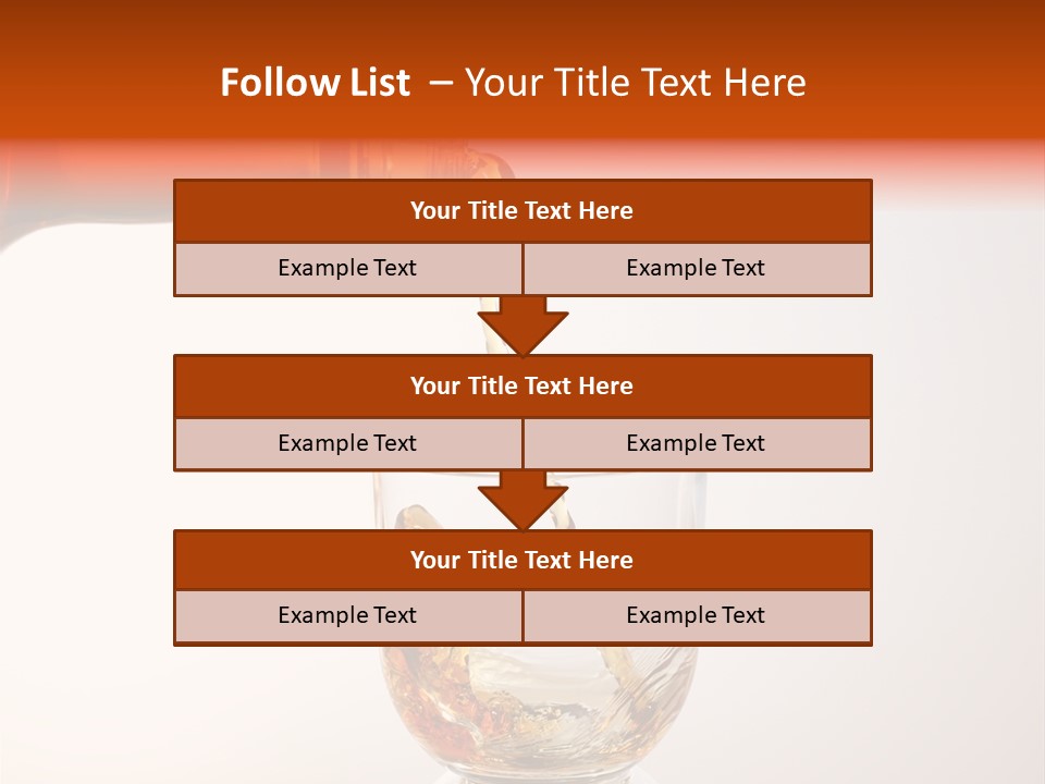 Liquor Whiskey Pour PowerPoint Template