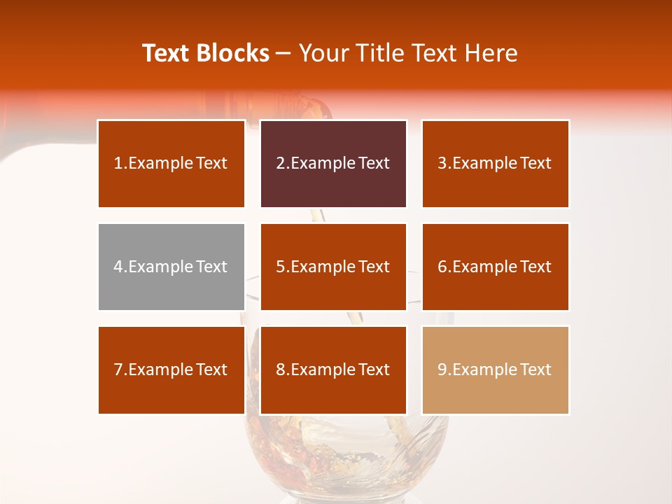 Liquor Whiskey Pour PowerPoint Template