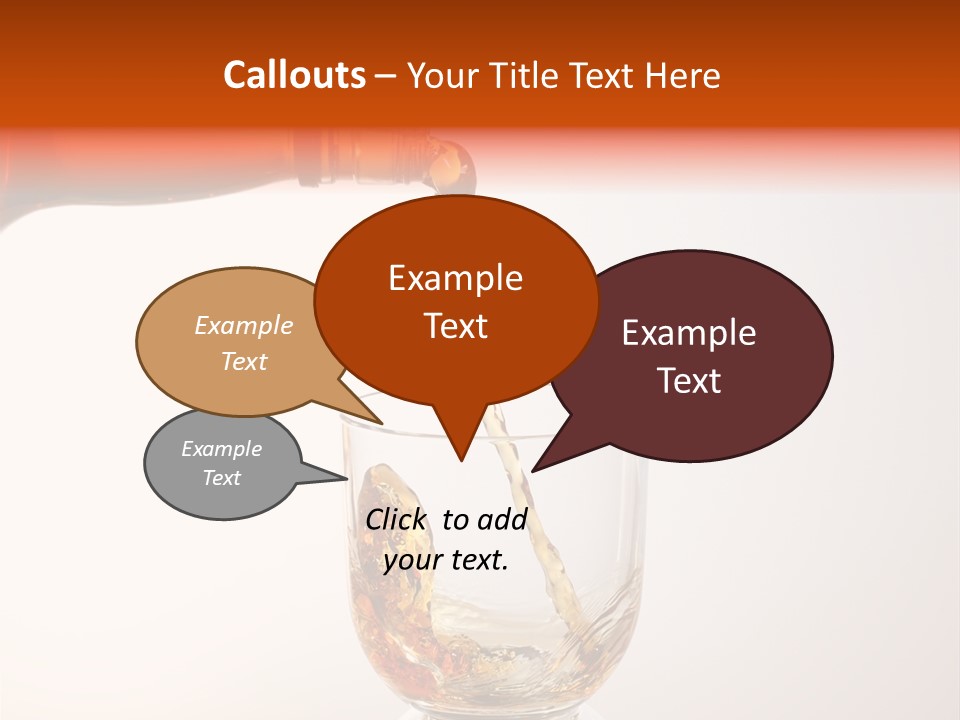 Liquor Whiskey Pour PowerPoint Template