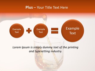 Liquor Whiskey Pour PowerPoint Template