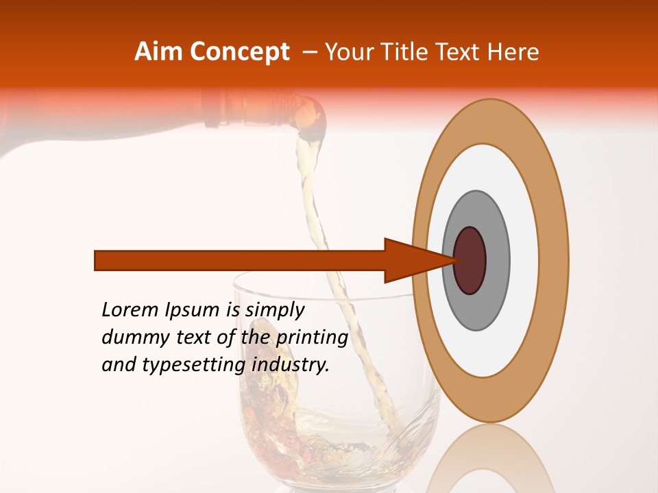 Liquor Whiskey Pour PowerPoint Template