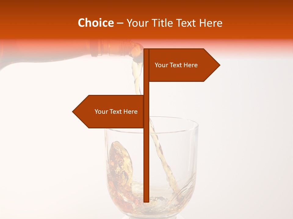 Liquor Whiskey Pour PowerPoint Template