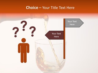 Liquor Whiskey Pour PowerPoint Template