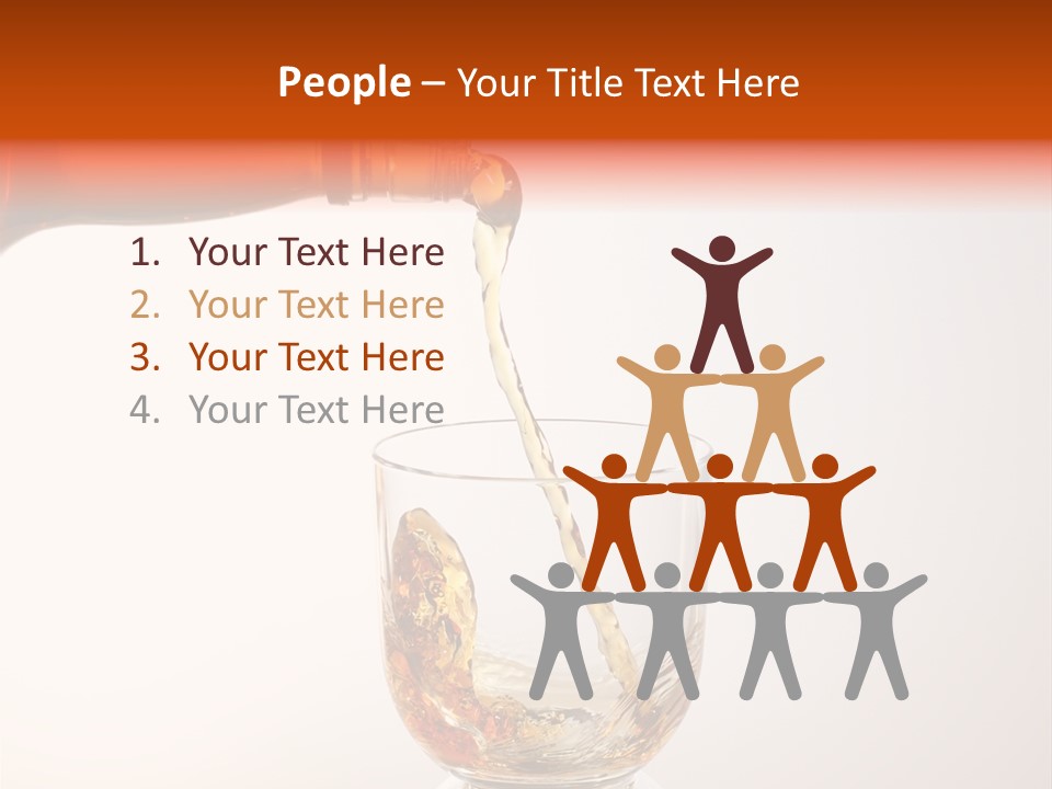 Liquor Whiskey Pour PowerPoint Template