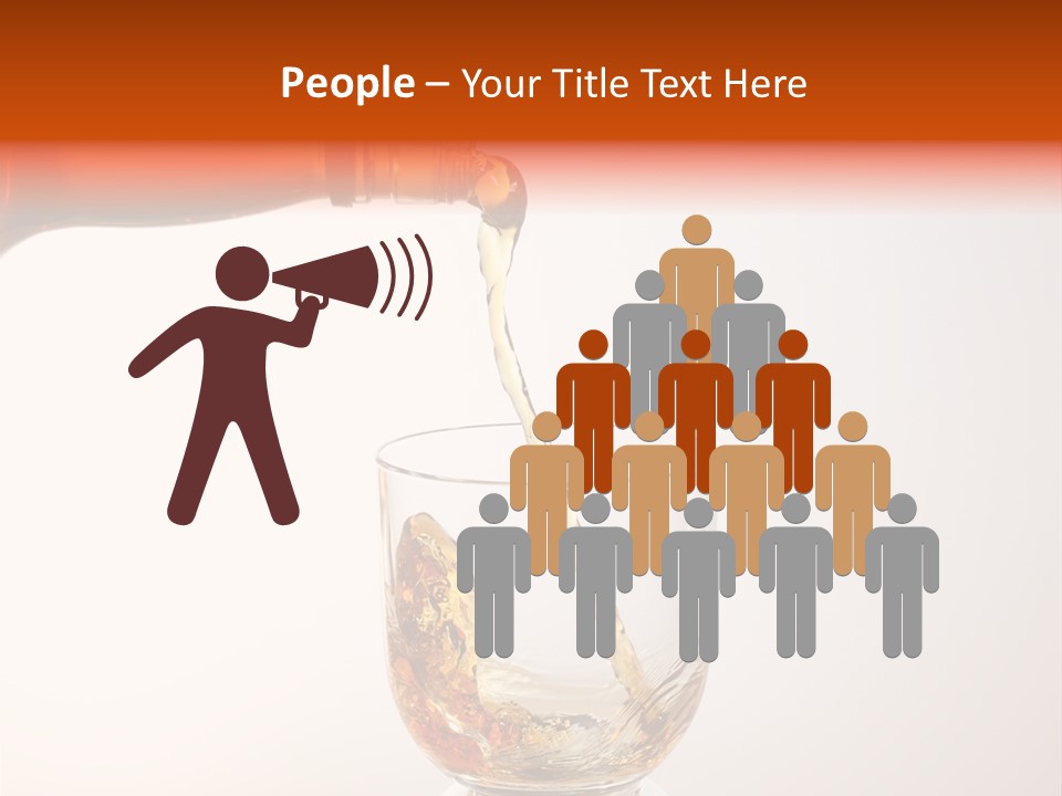 Liquor Whiskey Pour PowerPoint Template