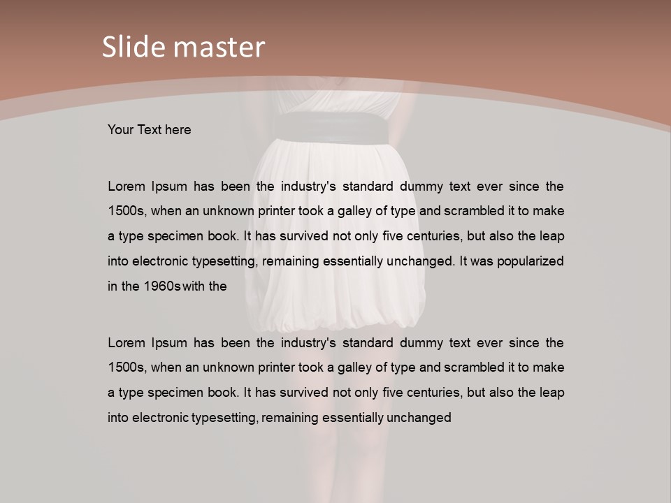 Group Chair Figure PowerPoint Template