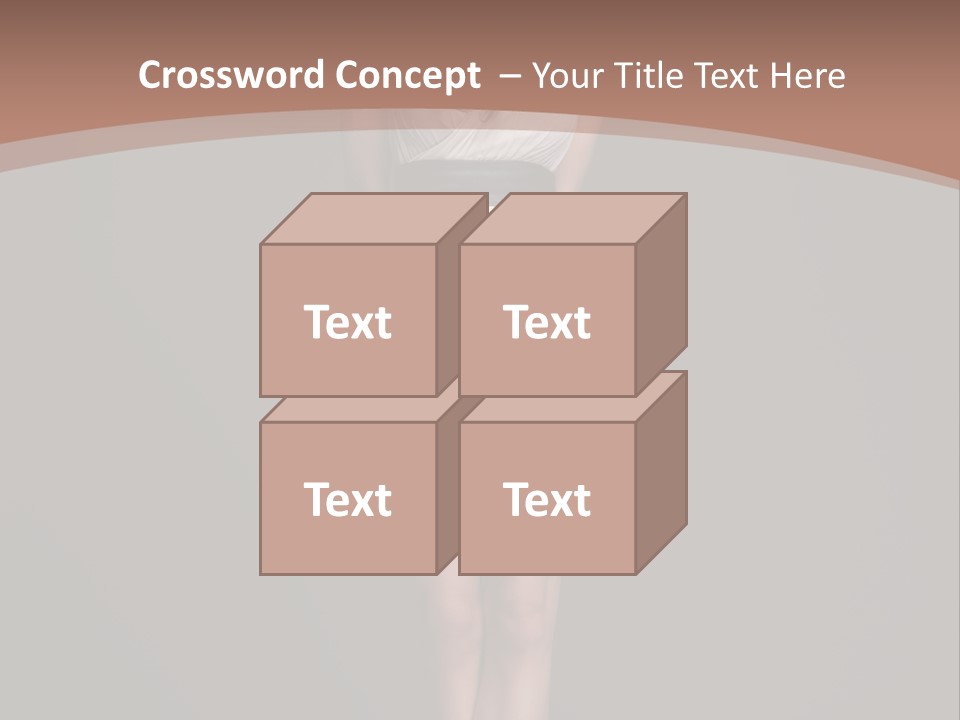 Group Chair Figure PowerPoint Template