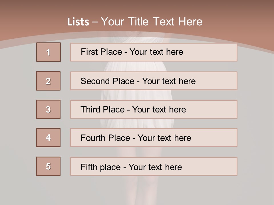 Group Chair Figure PowerPoint Template