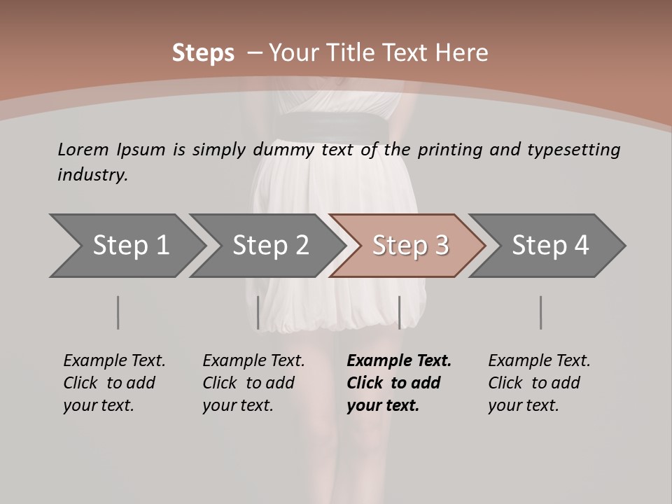 Group Chair Figure PowerPoint Template