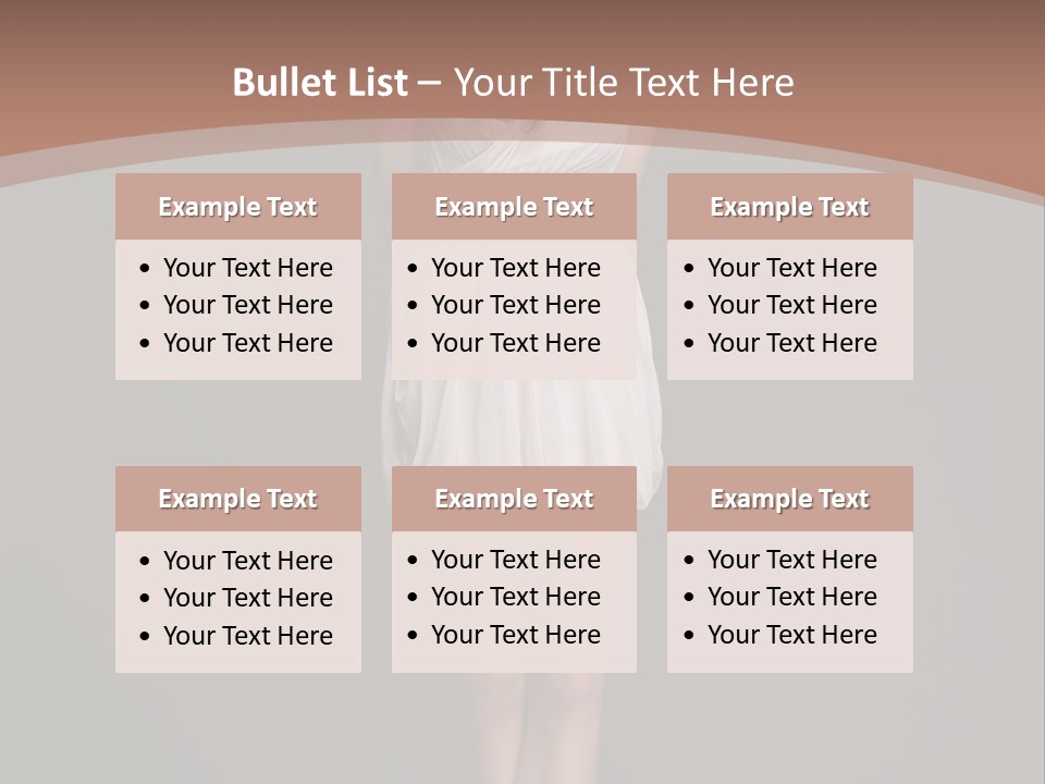 Group Chair Figure PowerPoint Template