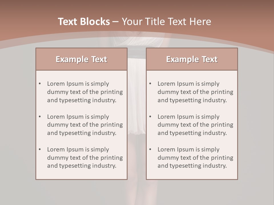 Group Chair Figure PowerPoint Template