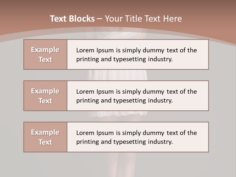 Group Chair Figure PowerPoint Template