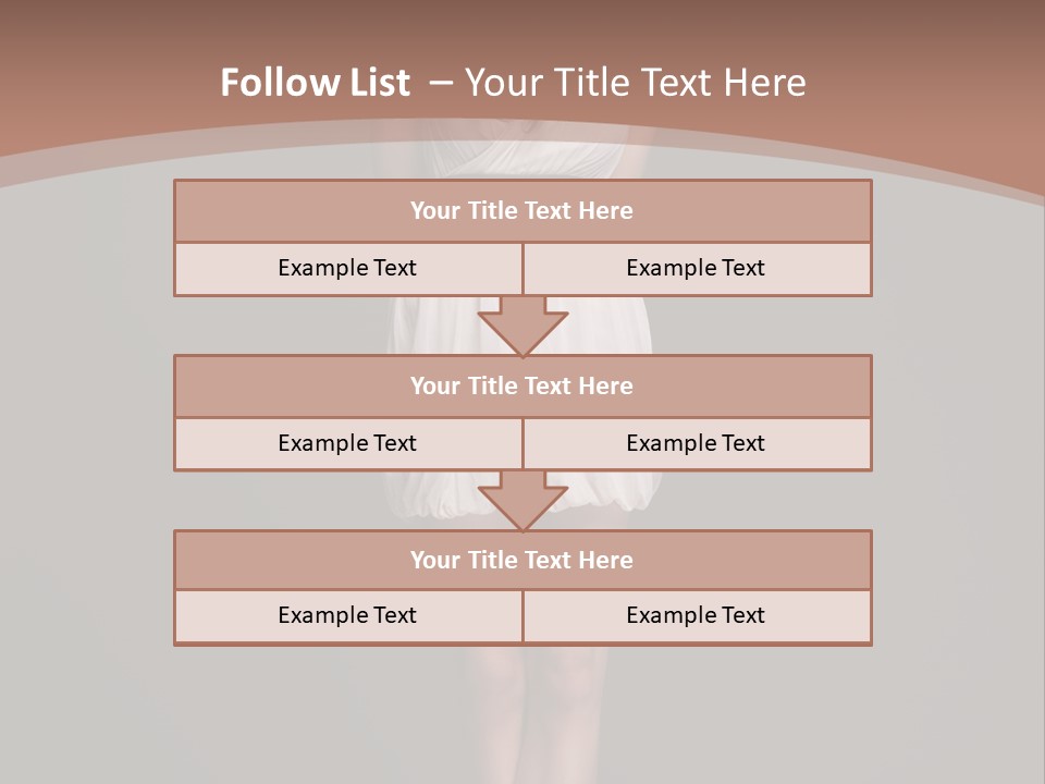 Group Chair Figure PowerPoint Template