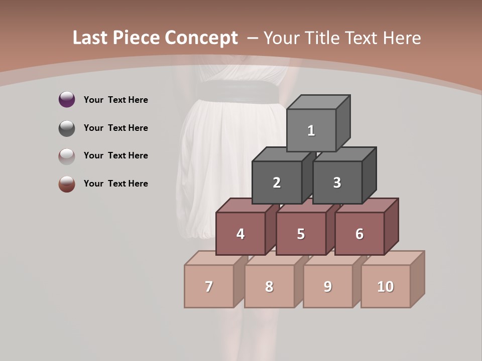 Group Chair Figure PowerPoint Template