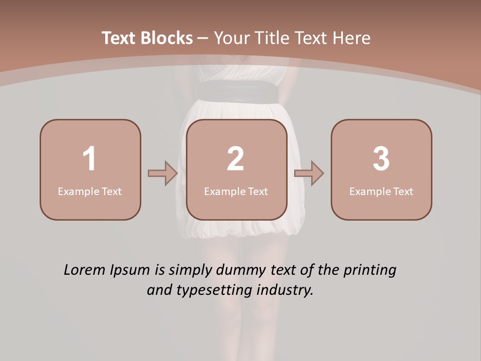 Group Chair Figure PowerPoint Template
