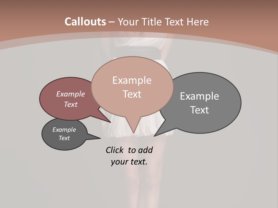 Group Chair Figure PowerPoint Template