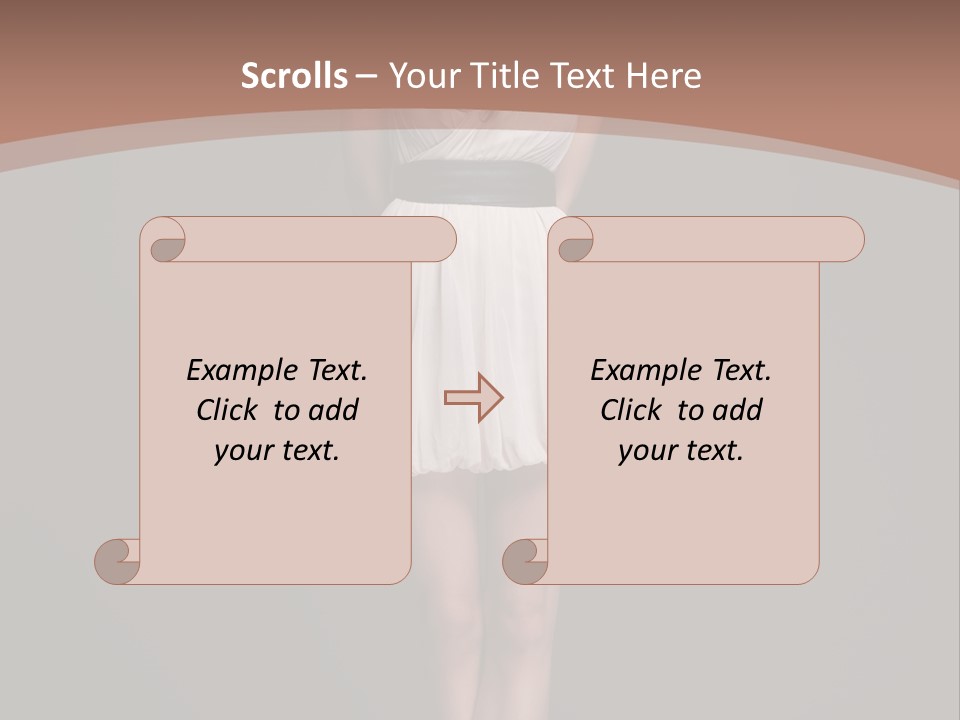 Group Chair Figure PowerPoint Template