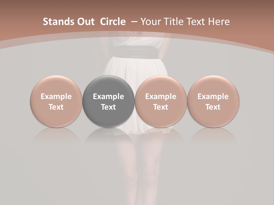 Group Chair Figure PowerPoint Template