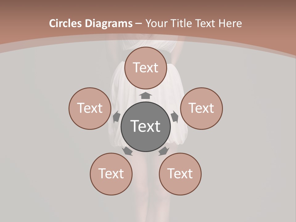 Group Chair Figure PowerPoint Template