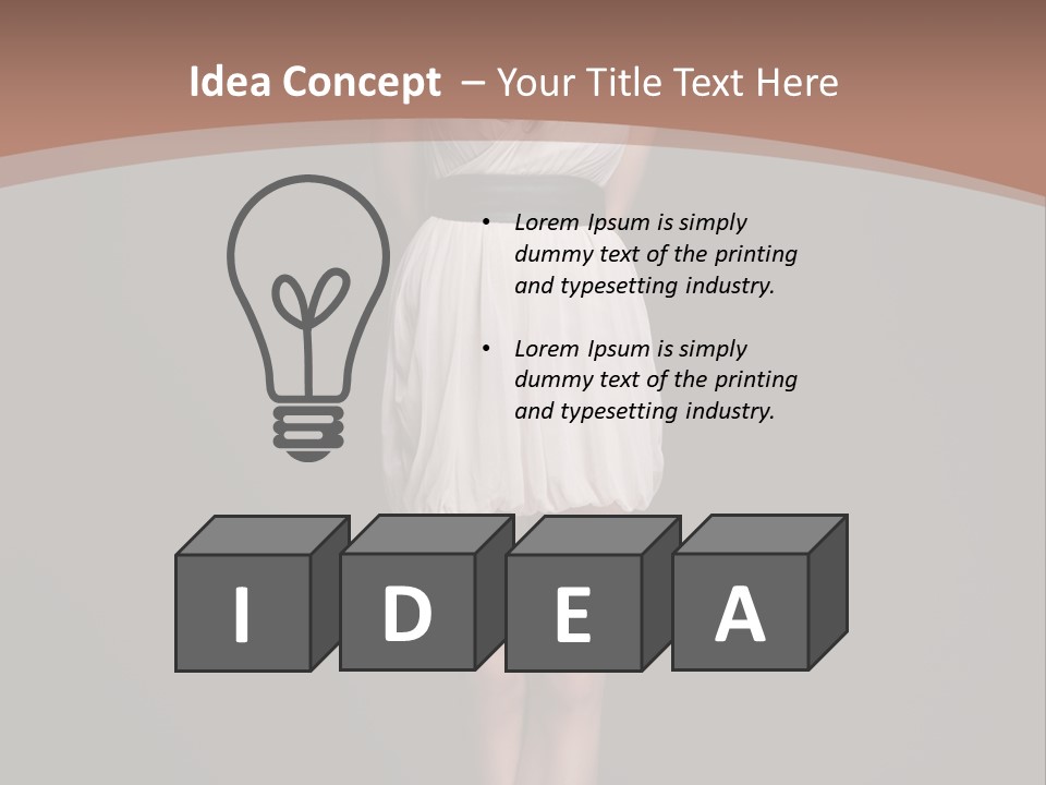 Group Chair Figure PowerPoint Template