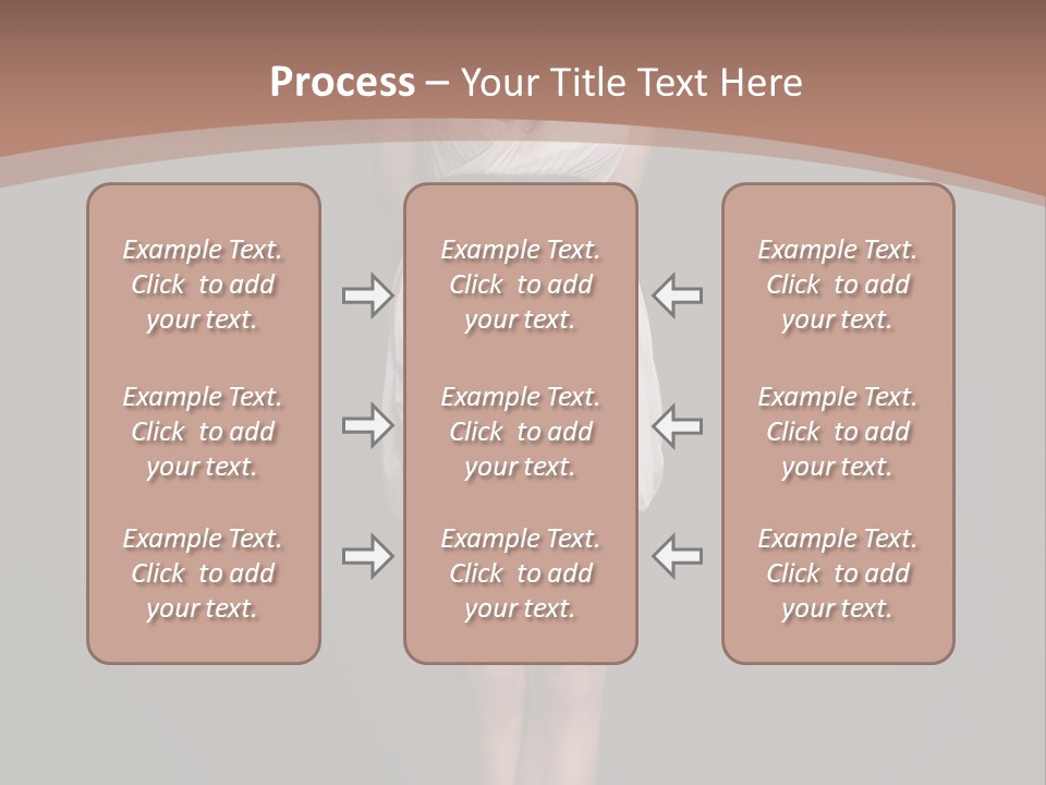 Group Chair Figure PowerPoint Template