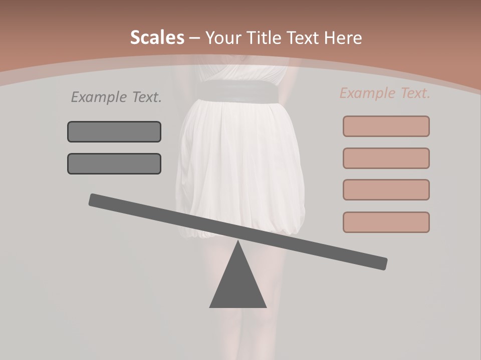 Group Chair Figure PowerPoint Template