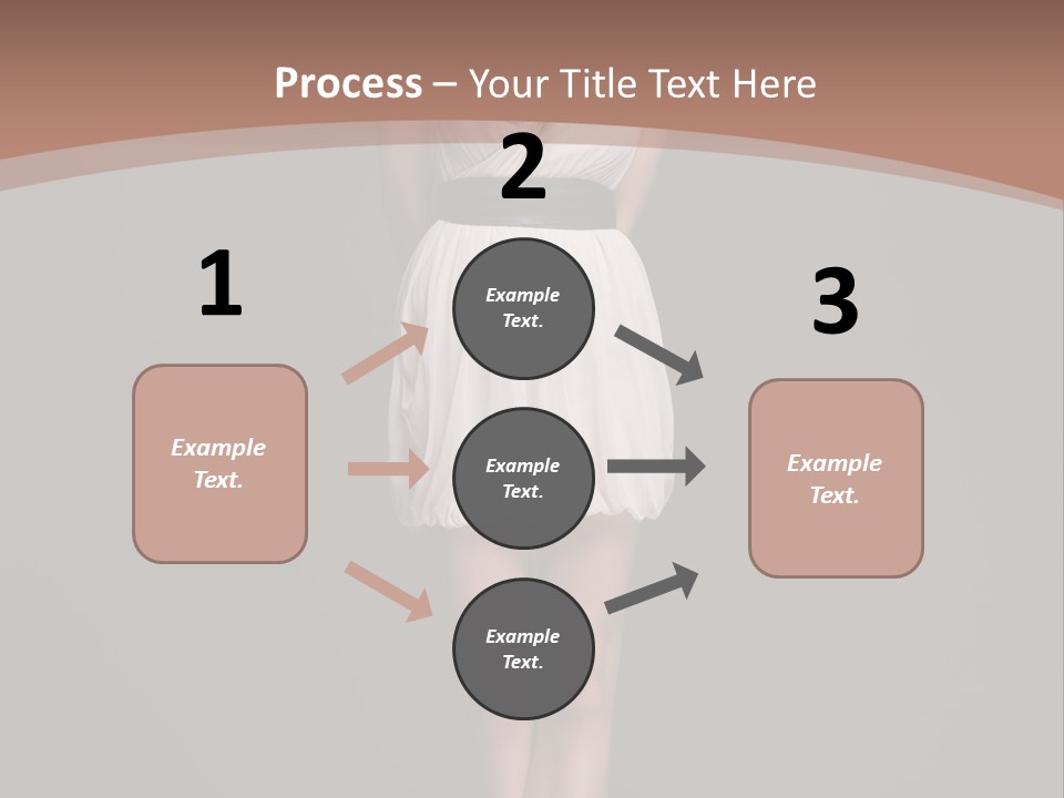 Group Chair Figure PowerPoint Template