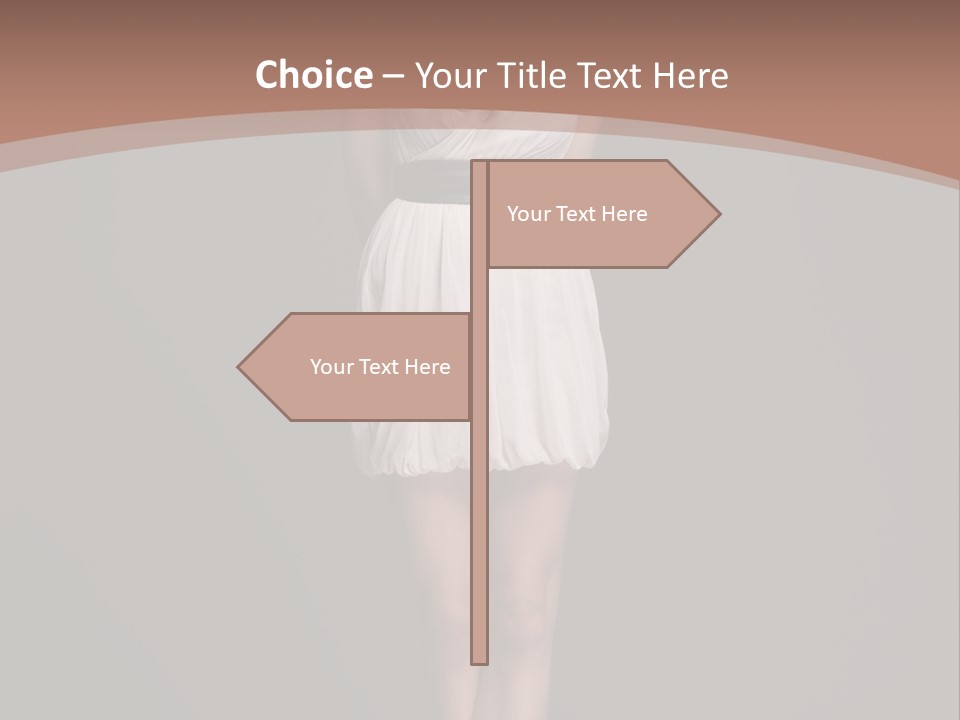 Group Chair Figure PowerPoint Template