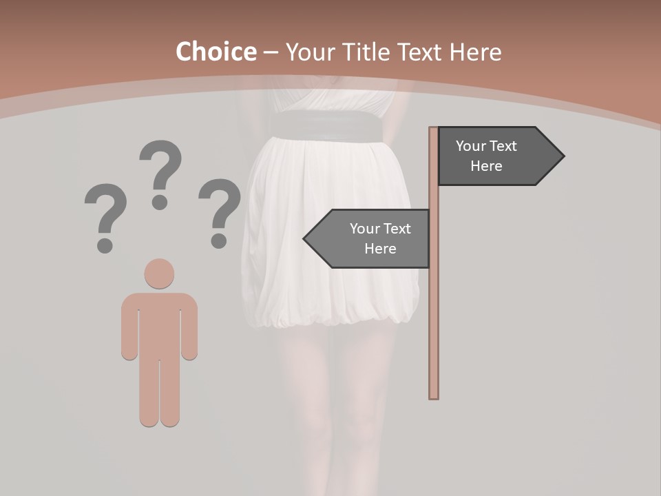 Group Chair Figure PowerPoint Template