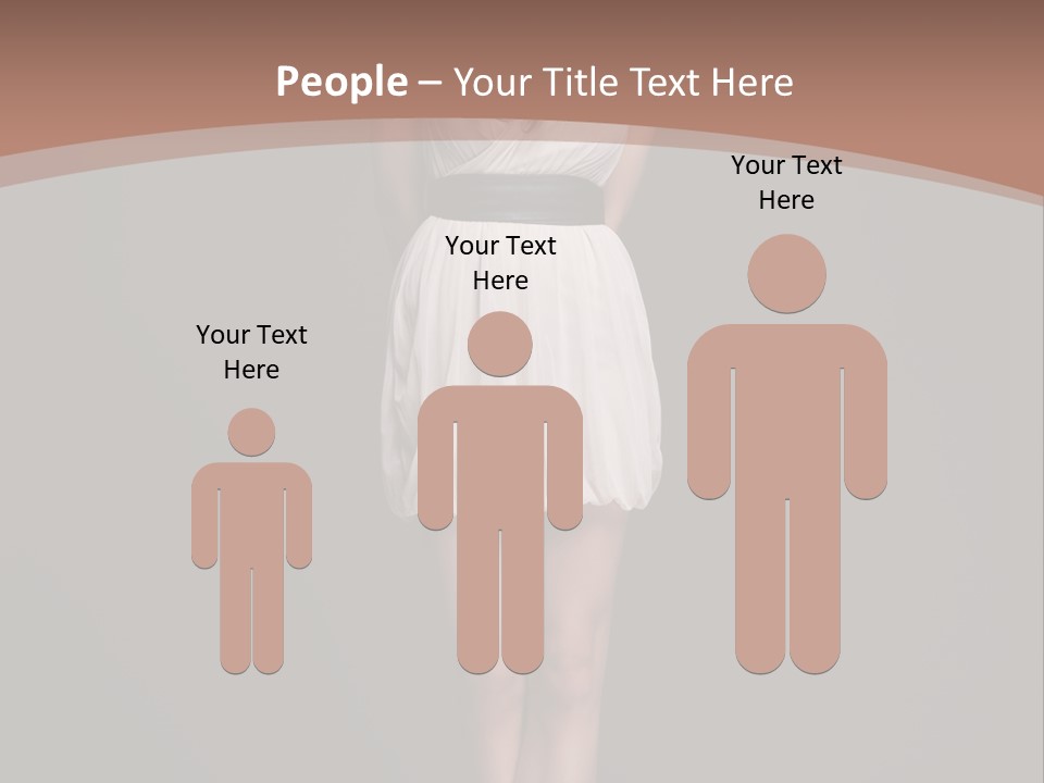 Group Chair Figure PowerPoint Template