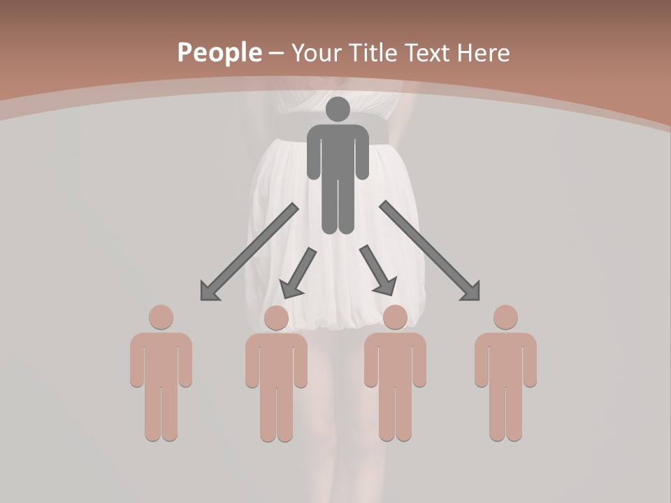 Group Chair Figure PowerPoint Template