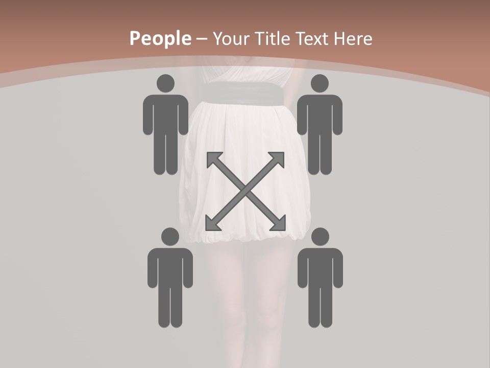 Group Chair Figure PowerPoint Template
