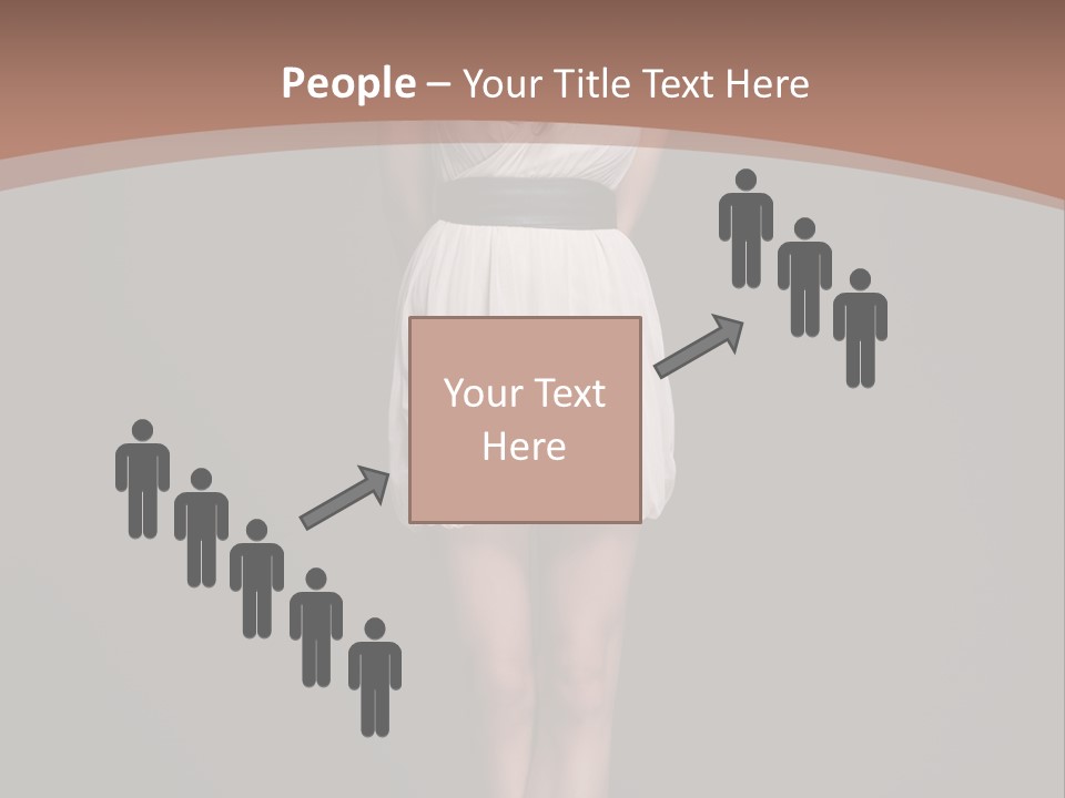 Group Chair Figure PowerPoint Template