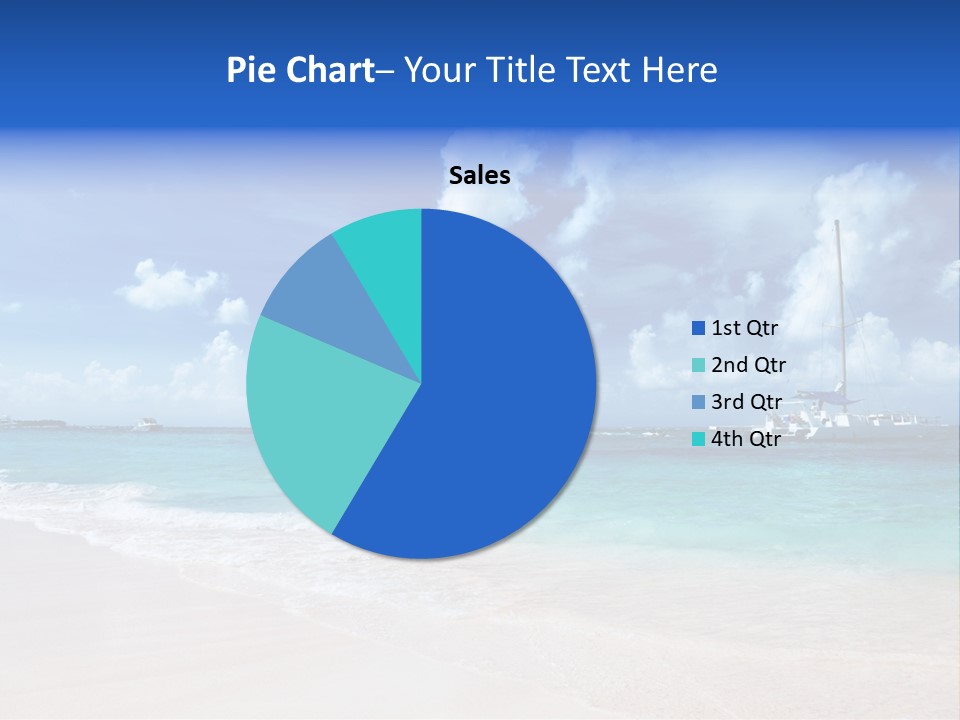 Shore Background Paradise PowerPoint Template