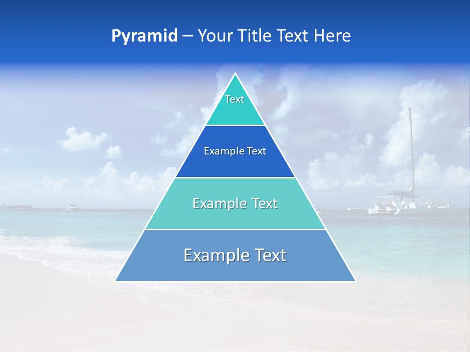 Shore Background Paradise PowerPoint Template