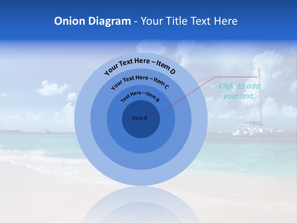 Shore Background Paradise PowerPoint Template