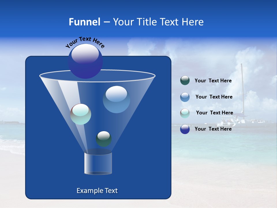 Shore Background Paradise PowerPoint Template