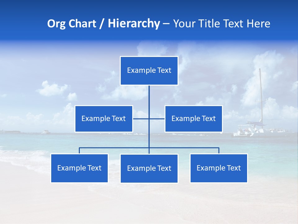 Shore Background Paradise PowerPoint Template