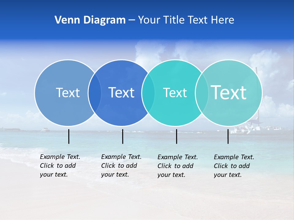 Shore Background Paradise PowerPoint Template