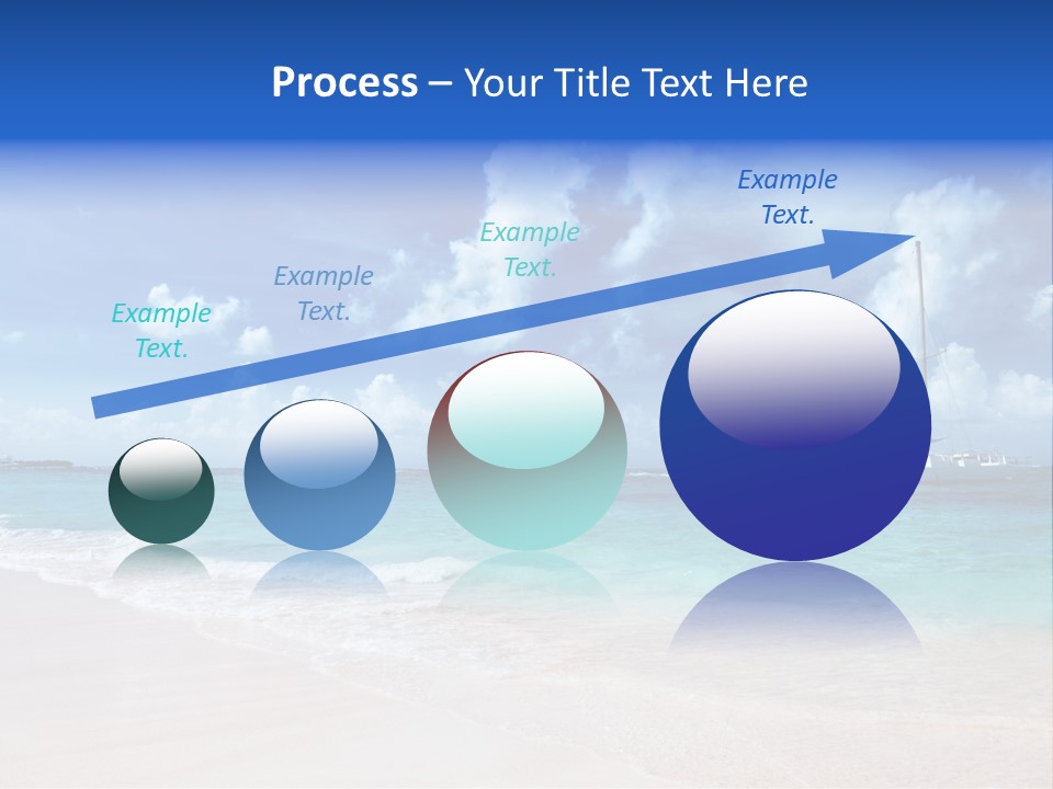 Shore Background Paradise PowerPoint Template