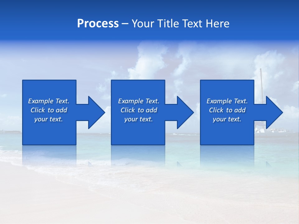 Shore Background Paradise PowerPoint Template