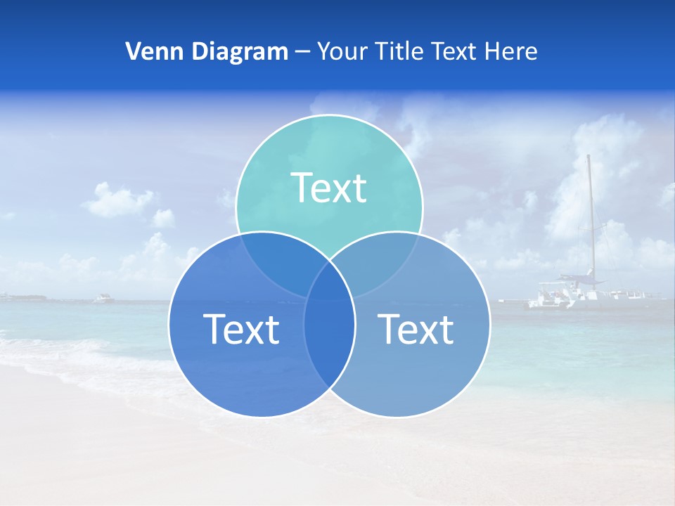 Shore Background Paradise PowerPoint Template