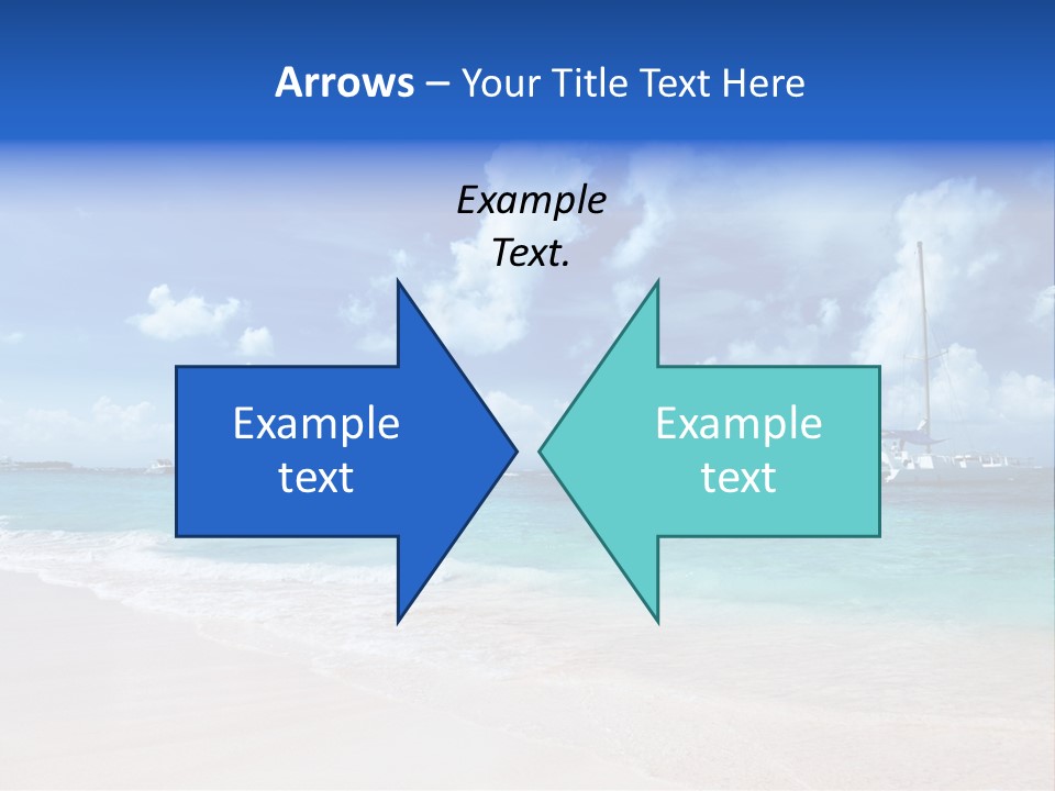 Shore Background Paradise PowerPoint Template