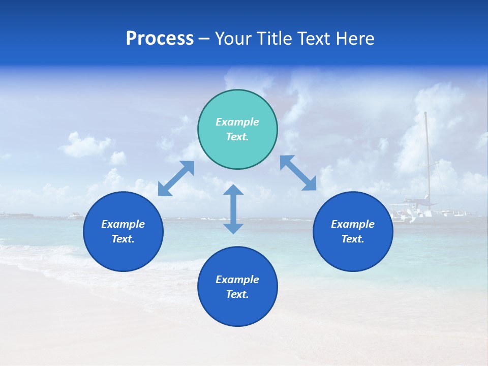 Shore Background Paradise PowerPoint Template