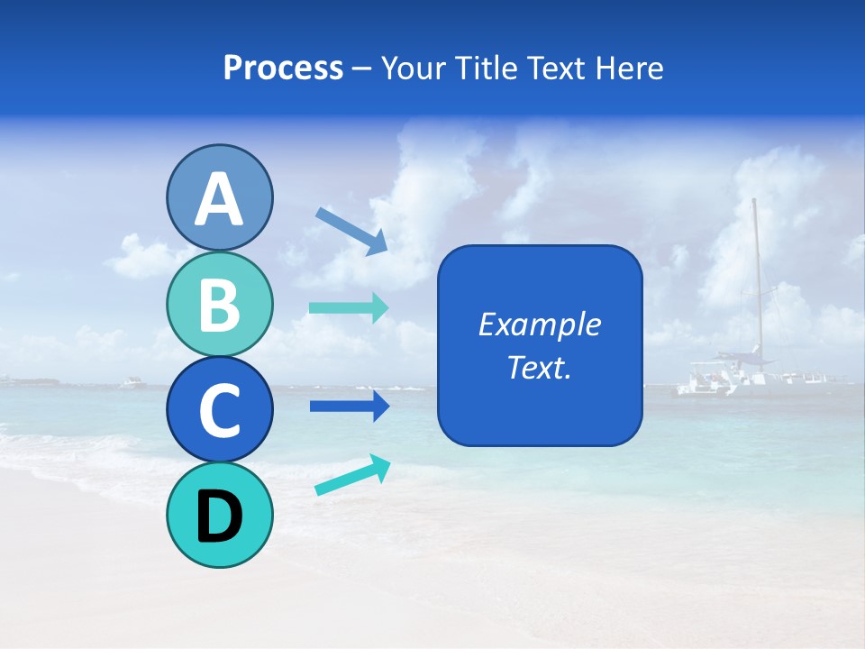 Shore Background Paradise PowerPoint Template