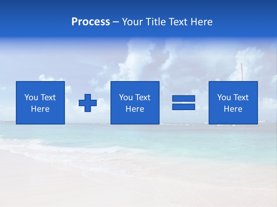 Shore Background Paradise PowerPoint Template