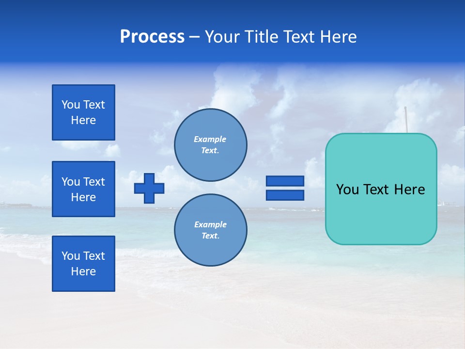 Shore Background Paradise PowerPoint Template